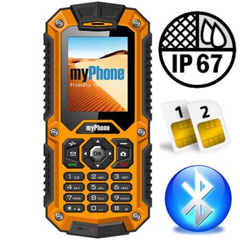 Pancerny wodo i wstrząsoodporny telefon Dual SIM myPhone Hammer