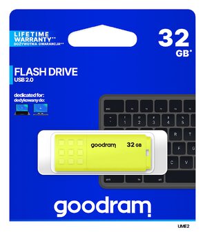 Pendrive USB 2.0 GoodRam UME2 32GB żółty