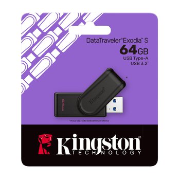 Pendrive USB 3.2 Gen 1 Kingston DataTraveler Exodia S 64GB