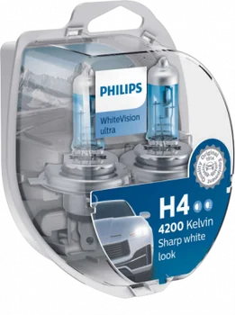 Philips H4 White Vision ultra - 2 sztuki
