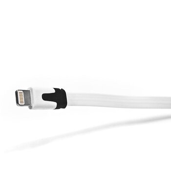 płaski kabel USB iPhone 5 / 6 , iPad 4, iPod nano 7G 95cm