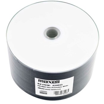 Płyty CD-R 700MB 80MIN MAXELL PRINTABLE 50 sztuk