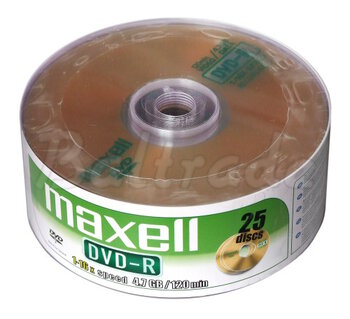 Płyty DVD-R 4,7GB 16X MAXELL SP25