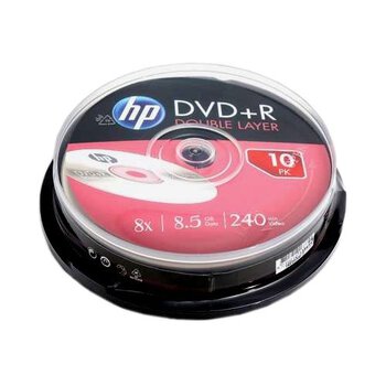 Płyty DVD+R DL 8,5GB 8X HP cake10