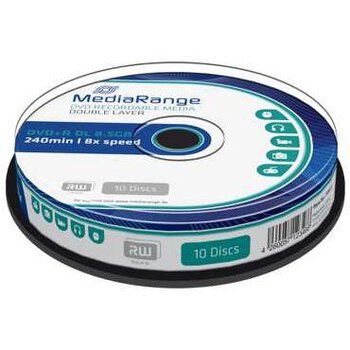 Płyty DVD+R DL 8,5GB 8X MediaRange CAKE10