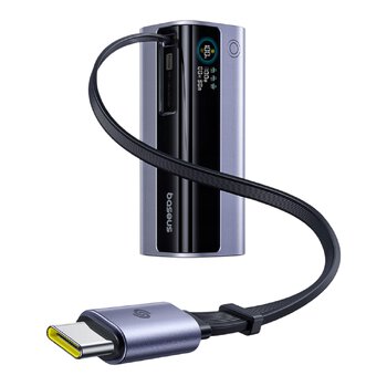 Power Bank Baseus EnerGeek GR11 E0027A01 100W USB-C USB 10000 mAh ze zwijanym kablem USB-C