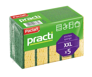 Practi gąbki do naczyń Paclan 5szt 