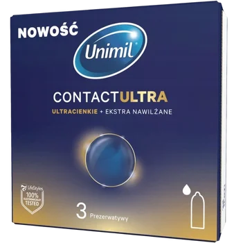 Prezerwatywy Unimil Contact Ultra 3pak