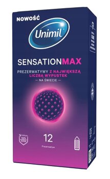 Prezerwatywy Unimil Sensation Max 12pak