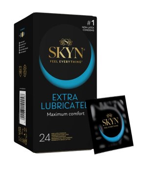 Prezerwatywy Unimil Skyn Ekstra Nawilzane 24pak