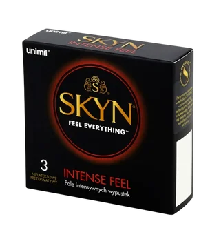 Prezerwatywy Unimil Skyn Intense Feel 3pak