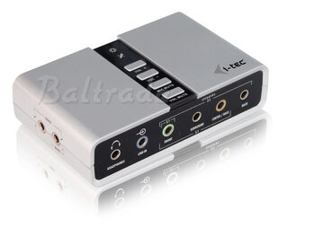 Profesjonalna karta dźwiękowa 7.1 USB i-tec USB71AA