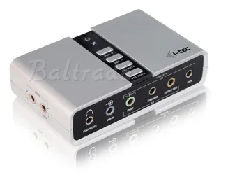 Profesjonalna karta dźwiękowa 7.1 USB i-tec USB71AA