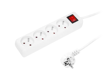 Przedłużacz sieciowy 4G 1,5M biały Blow