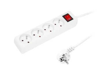 Przedłużacz sieciowy 4G 3M biały Blow 