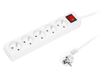 Przedłużacz sieciowy 5G 1,5M biały Blow 