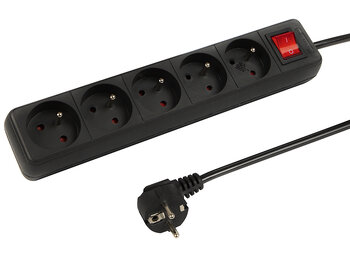 Przedłużacz sieciowy 5G 10M czarny Blow 98-789#
