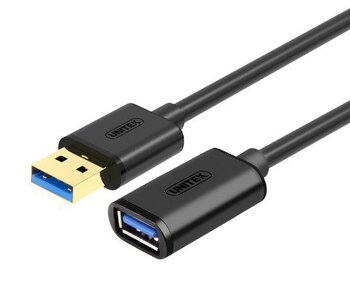 Przedłużacz USB 3.0 o długości 2m Unitek Y-C459BBK