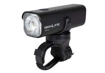Przednia lampka rowerowa Mactronic Highline ABF0166 z pilotem i uchwytem do nawigacji