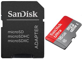 SanDisk microSDHC 16GB ULTRA 320x 48MB/s