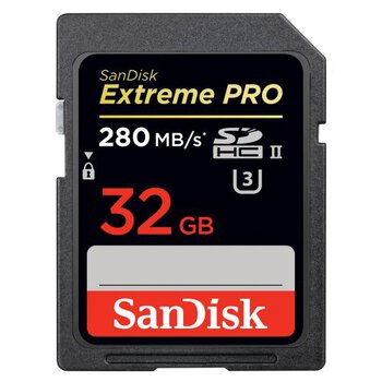 SanDisk SDHC 32GB Extreme PRO 280MB/s 1867x UHS-II U3