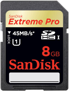 SanDisk SDHC 8GB Extreme PRO 45MB/s UHS-I