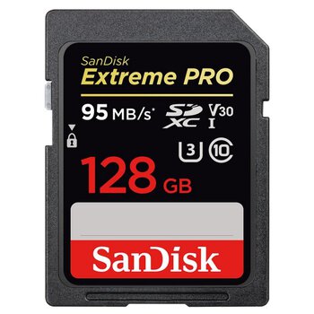 SanDisk SDXC 128GB Extreme PRO 95MB/s 633x UHS-I