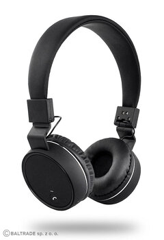 Składane słuchawki nauszne Bluetooth Voice Kraft VK-450 Hi-Fi czarne
