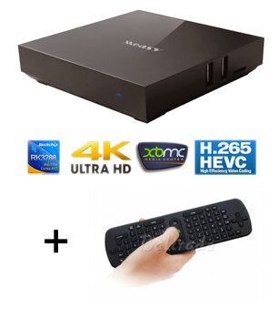 Smart Android TV BOX Measy B4S + klawiatura Air Mouse 2,4GHz MEASY RC11