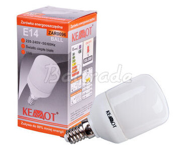 Świetlówka kompaktowa Kemot Bańka 11W/E14