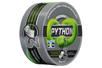 Taśma uniwersalna, naprawcza 3-warstwowa PYTHON 48mm x 9m srebrna
