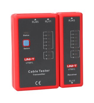 Tester kabli sieciowych RJ45 RJ11 UT681L UNI-T