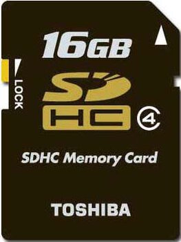 Toshiba SDHC 16GB class 4