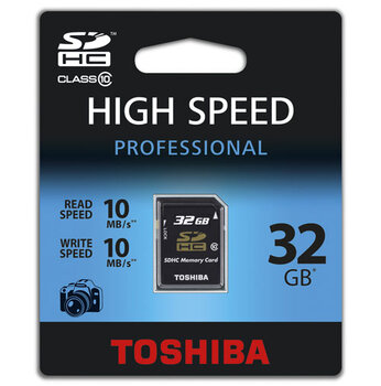 Toshiba SDHC 32GB Professional class 10
