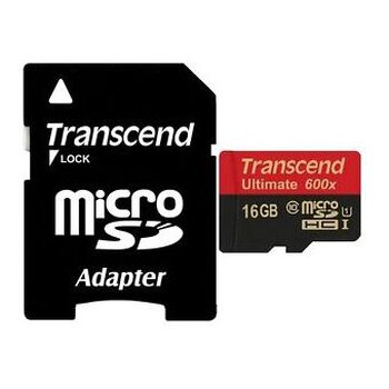 Transcend microSDHC 16GB Ultimate 600x UHS-I class 10