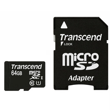 Transcend microSDXC 64GB Premium 300x UHS-I class 10 -- rozpakowany