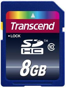 Transcend SDHC 8GB ULTIMATE VIDEO HD class 10
