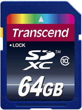 Transcend SDXC 64GB ULTIMATE VIDEO HD class 10
