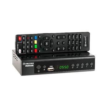 Tuner DVB-T2 Cabletech URZ0336B H.265 PVR z internetem