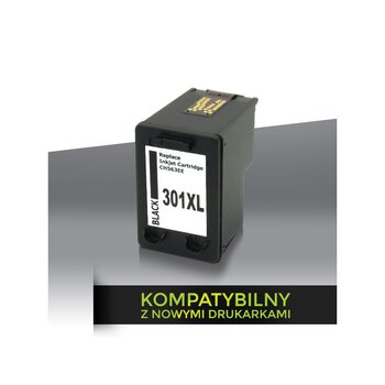 Tusz (zamiennik) do drukarek HP 301 Czarny 18ml CH563EE Eprom / 24inks