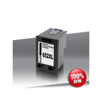 Tusz (zamiennik) do drukarek HP 652 Black 23ml F6V25AE Eprom / 24inks