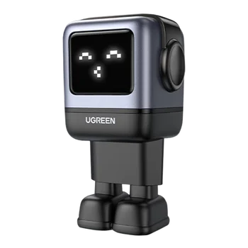 Ugreen Nexode RG Robot GaN CD361 25685B 65W szybka ładowarka sieciowa z 2 gniazdami USB-C PD oraz USB