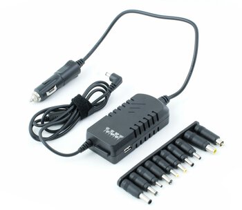 uniwersalny zasilacz samochodowy Volt 90W do laptopów na 12V i 24V