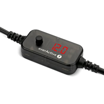 Uniwersalny zasilacz, selektor napięcia USB-C PD - DC 5V, 9V, 12V, 15V, 20V, 10 wtyków, everActive AD-PD65