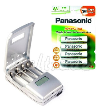 Voice Kraft RB2805AL + 4 x R6/AA Panasonic Infinium 2100