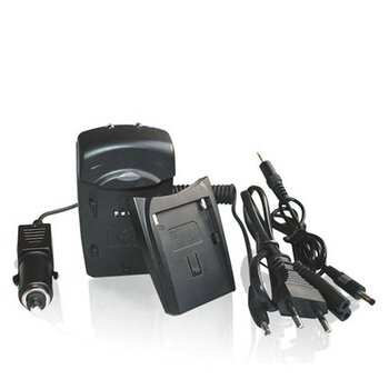 Whitenergy Ładowarka dla Panasonic D16 / D120 / BP14 z wymiennym adapterem (06379)
