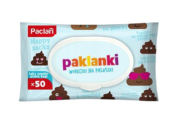 Woreczki zapachowe na pieluszki Paclan 50szt
