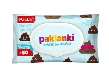 Woreczki zapachowe na pieluszki Paclan 50szt