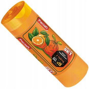 Worki Mega Set z taśmą zapachowe Paclan 60L 15szt