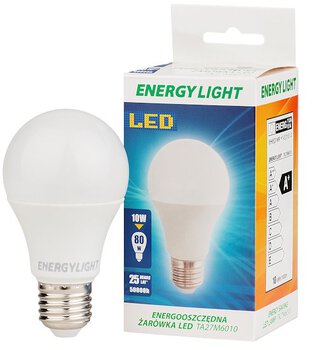 Żarówka 10W ENERGY LIGHT E27 BAŃKA ciepła